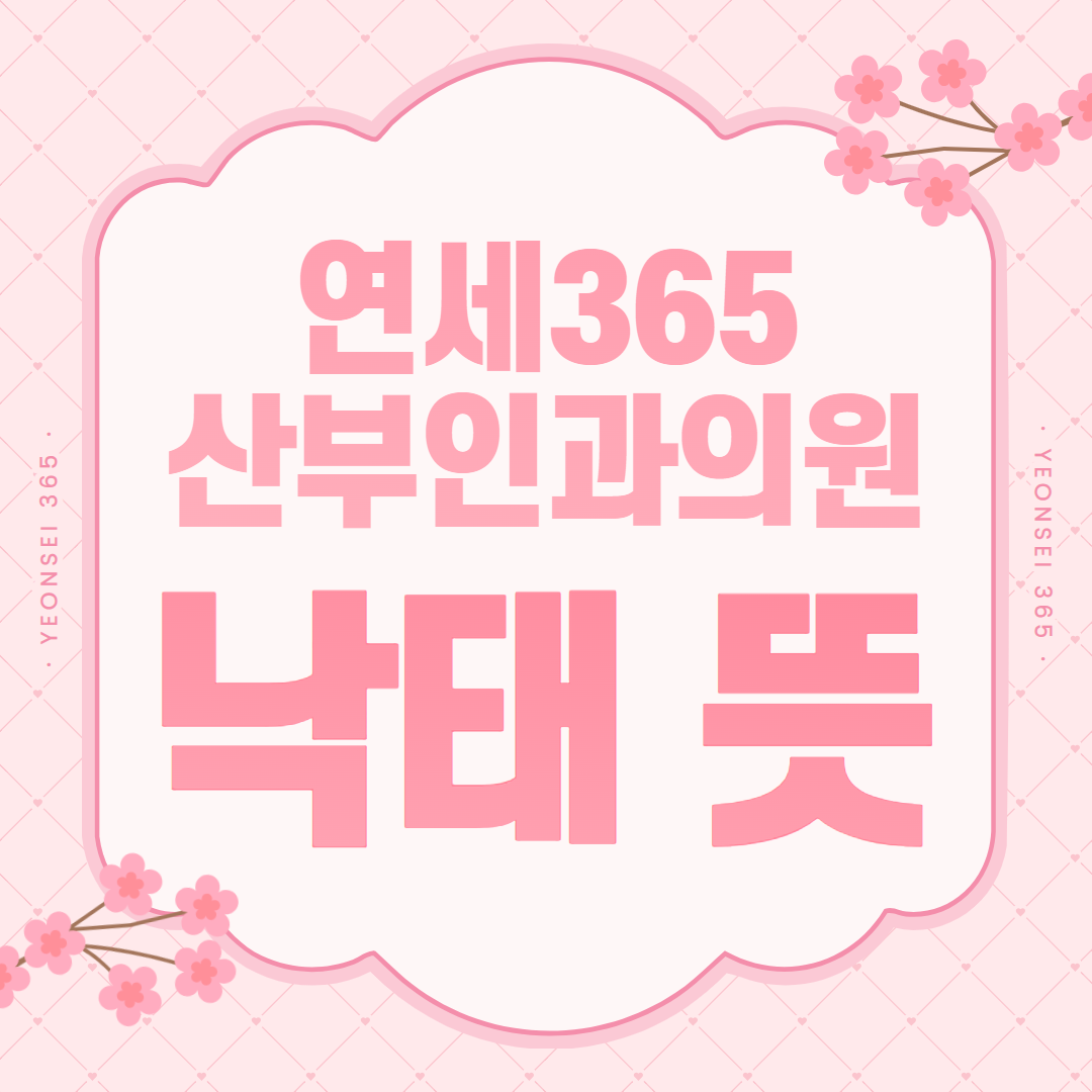 낙태 뜻과 임신중절 용어 안내